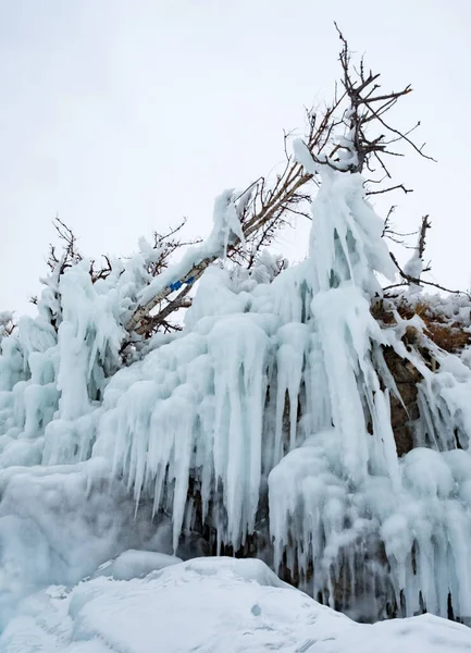 Inverno Ghiaccio Baikal Blue — Foto Stock