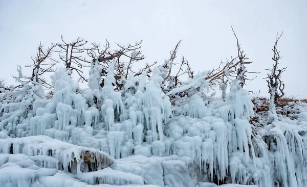 Inverno Ghiaccio Baikal Blue — Foto Stock