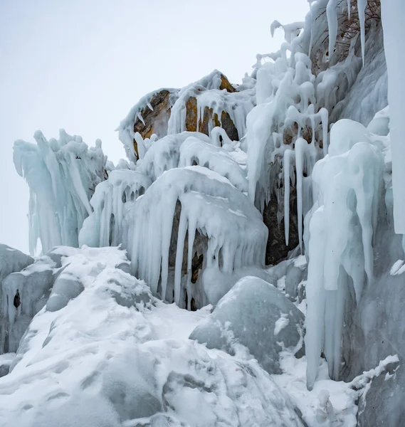 Inverno Ghiaccio Baikal Blue — Foto Stock