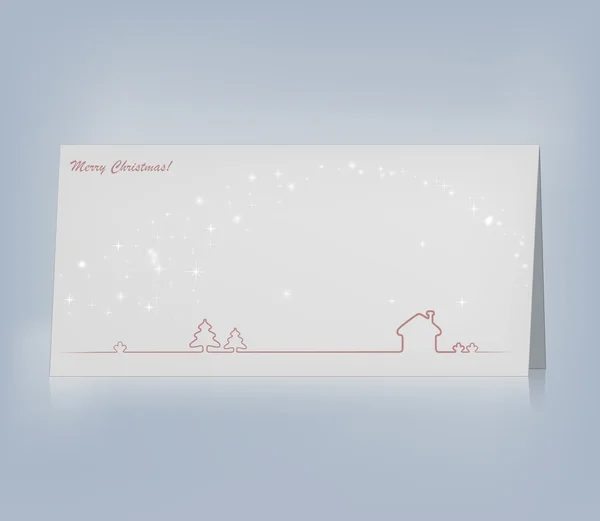 Vektör Noel kartı. — Stok Vektör