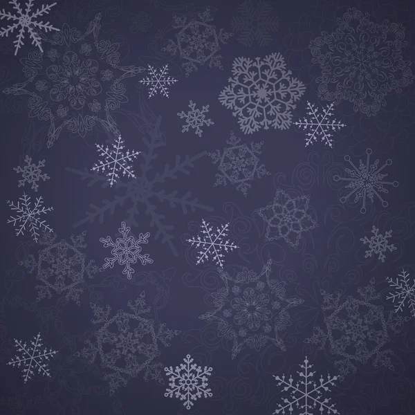 Magnifique motif Snowflakes . — Image vectorielle