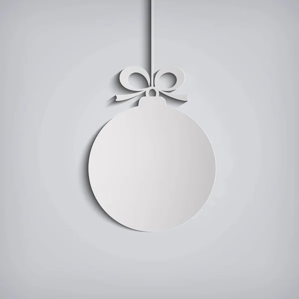 Bola apliques de Navidad . — Vector de stock