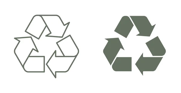 Recycling-Symbol — Stockvektor