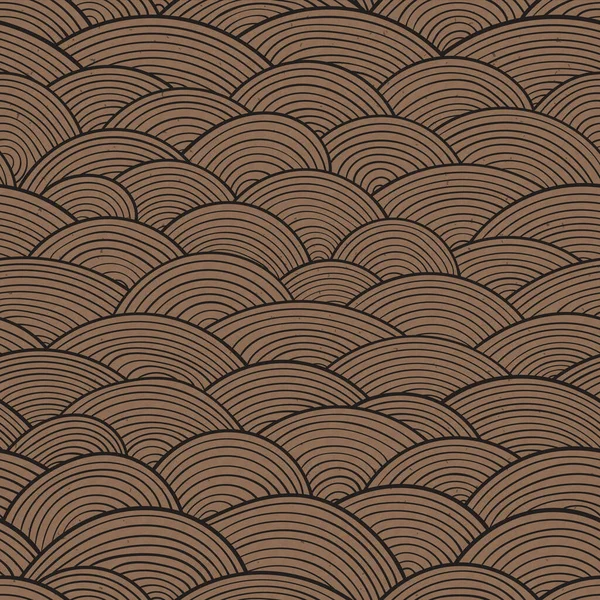 Textura sin costura vectorial del fondo de papel artesanal — Vector de stock