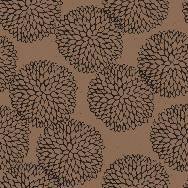 Texture vectorielle transparente du fond de papier artisanal — Image vectorielle