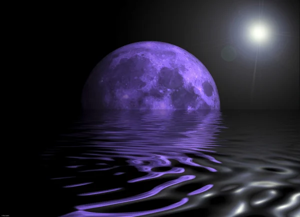 Місяць води Ліцензійні Стокові Зображення