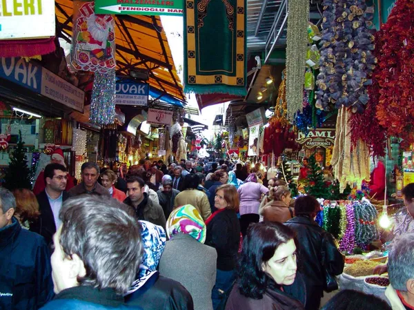 大巴扎 （kapali carsi），市场，伊斯坦布尔土耳其 — 图库照片