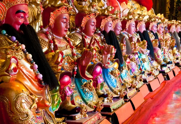 Chinese god statues — Stock Photo, Image