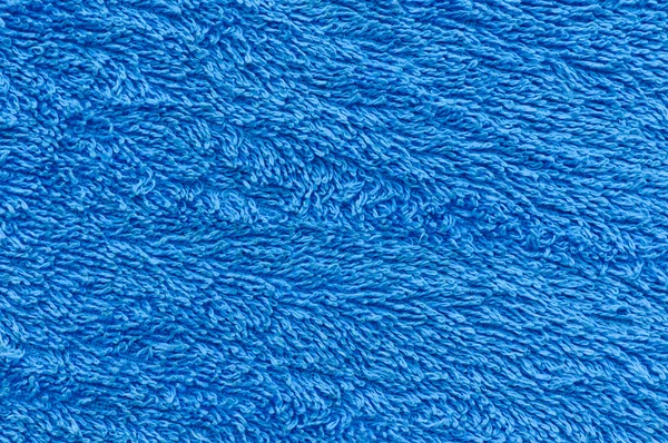 Текстура синего полотенца — стоковое фото