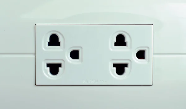 Een plug-socket — Stockfoto