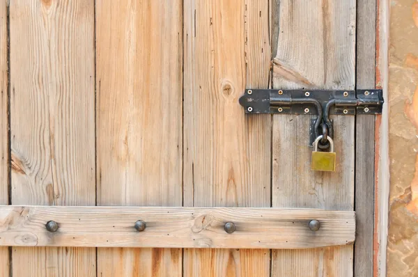 Porta in legno — Foto Stock