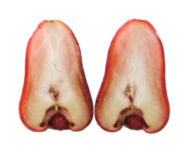 kırmızı gül apple yarıya