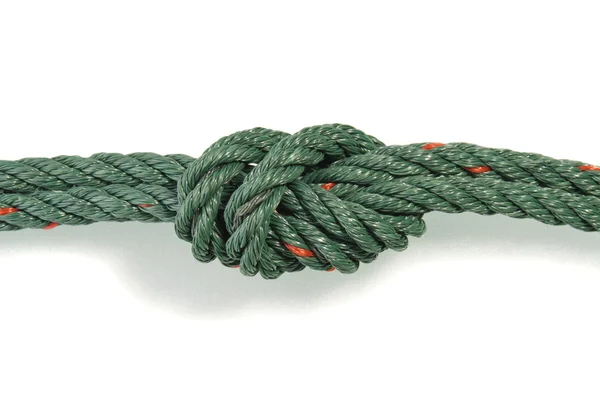 Groene nylon touw — Stockfoto