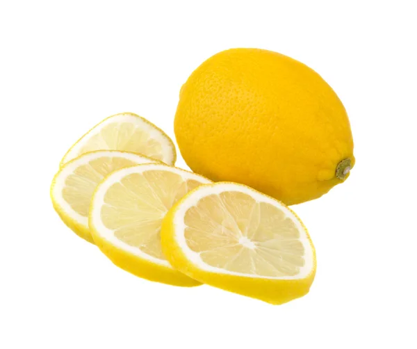 Один і шматочки лимона — стокове фото