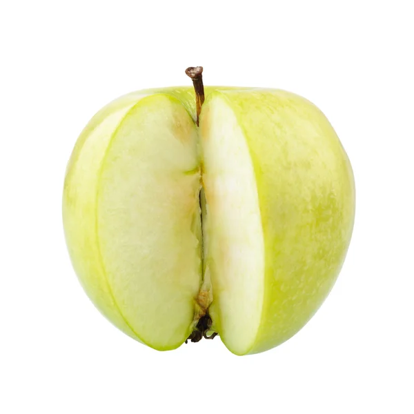 Gesneden groene appel — Stockfoto