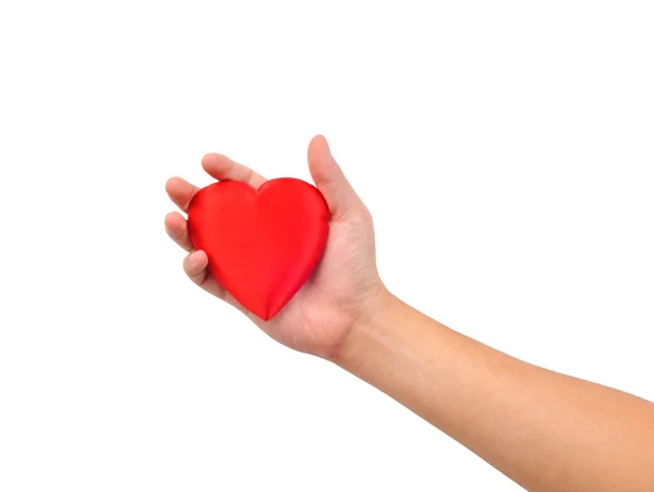 Hand holding heart — Stock Photo, Image