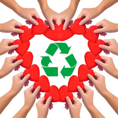 kavramsal görüntü, geri dönüşüm aşk.