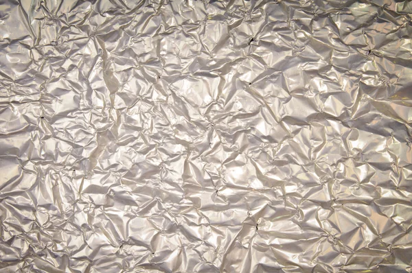 Текстура алюминиевой фольги — стоковое фото