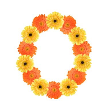 sayı 0 çiçek tarafından oluşturulmuş