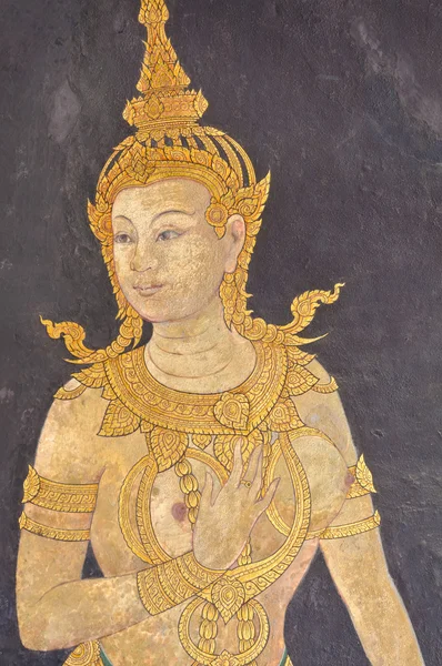 Wall painting at Grand Palace — Stock Photo, Image