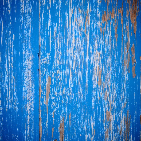 Pared de madera azul — Foto de Stock