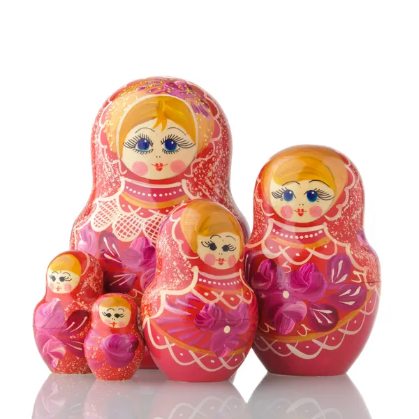 Matryoshka - A Russian Nested Dolls — Stock Photo, Image