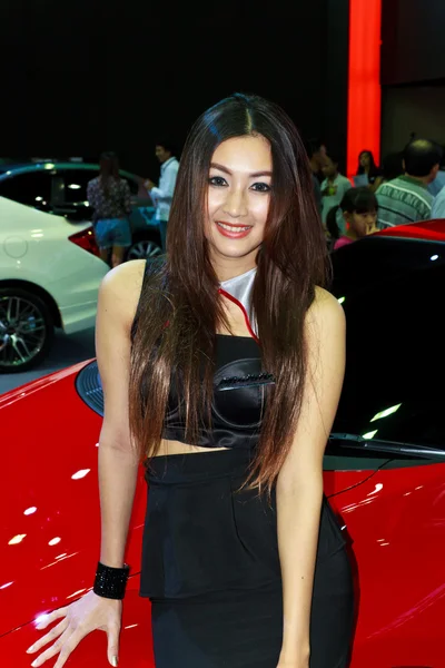 Apresentadora feminina da Honda — Fotografia de Stock