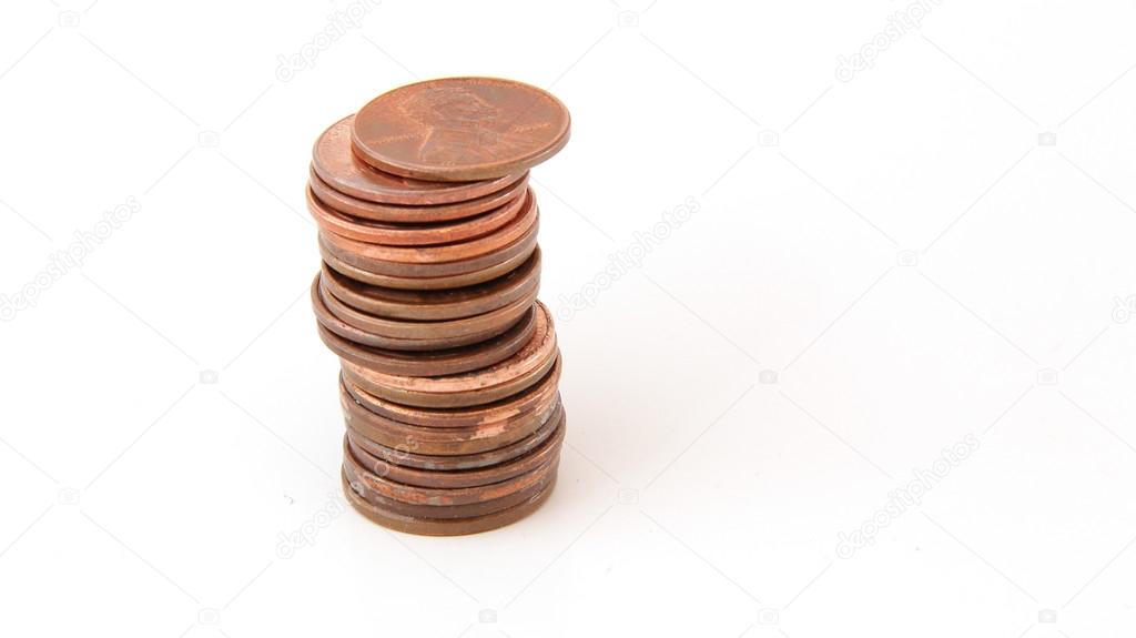 Stacked Pennies