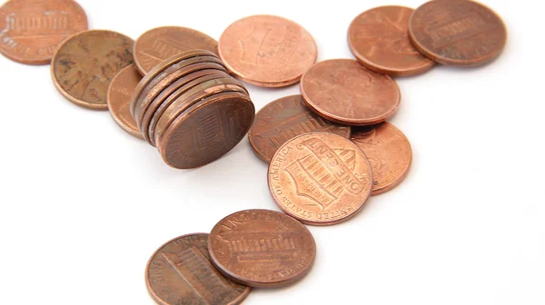 Pile of Pennies — Stock Photo, Image