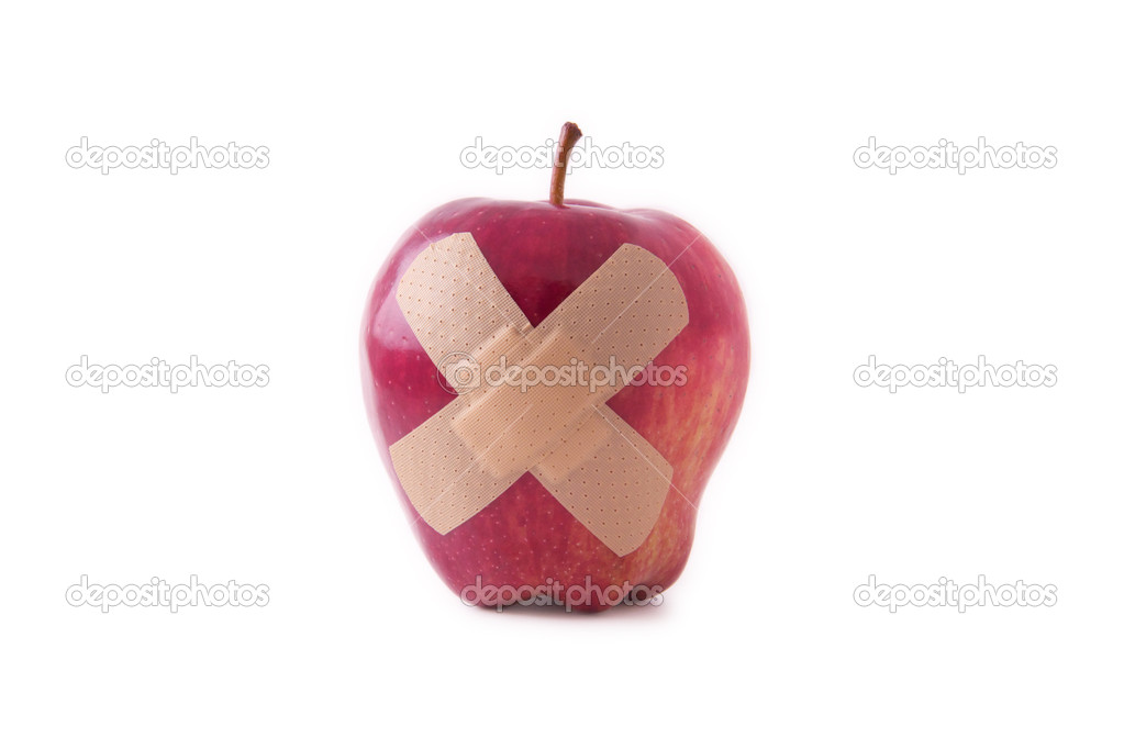 Bandaged Apple