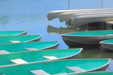 dock, sıra tekneler
