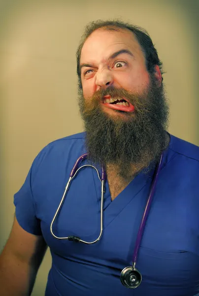 Lunatic Nurse — Stock Photo, Image