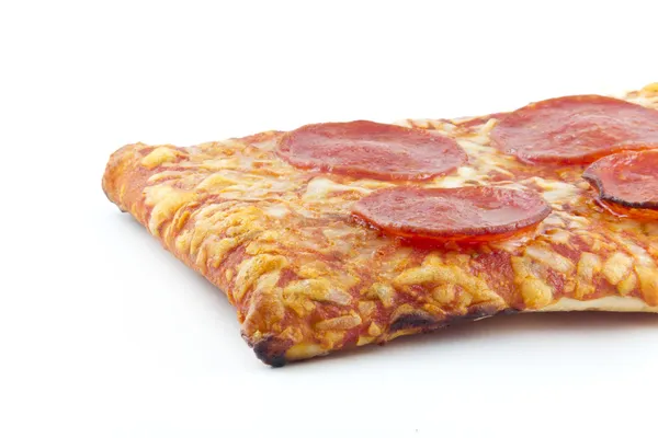 Pepperoni skolan pizza — Stockfoto