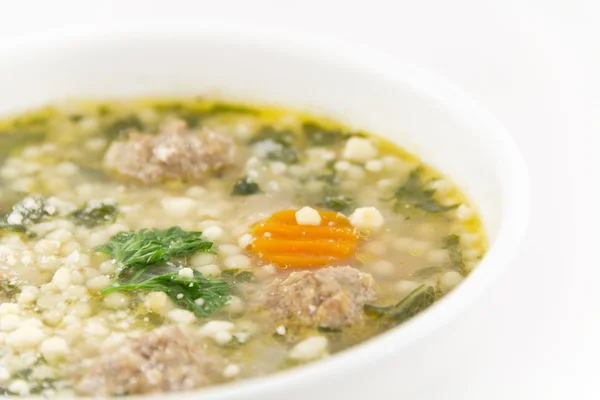 Italian Wedding Soup — Stock Photo, Image