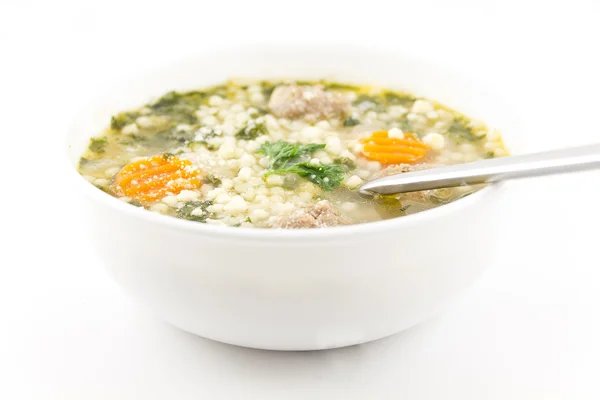 Italian Wedding Soup — Stock Photo, Image