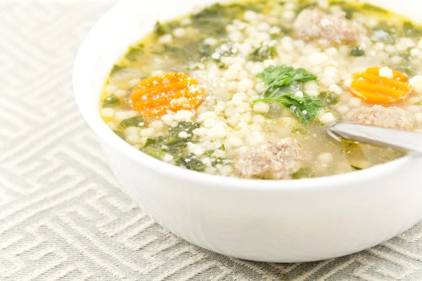 Italian Wedding Soup — Stock Photo, Image