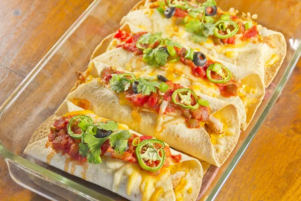 Enchilada-Auflauf — Stockfoto