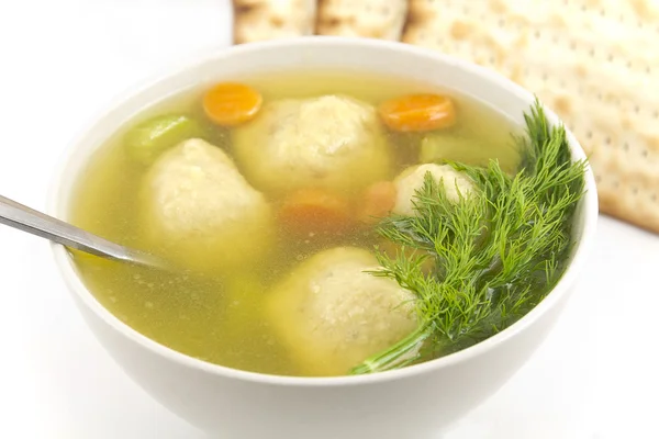 Matzoh Ball Soup — Stock Photo, Image