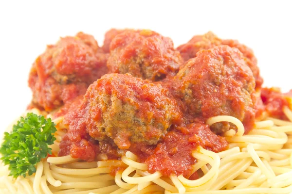 Spaghetti and Meatballs — Stock Photo, Image