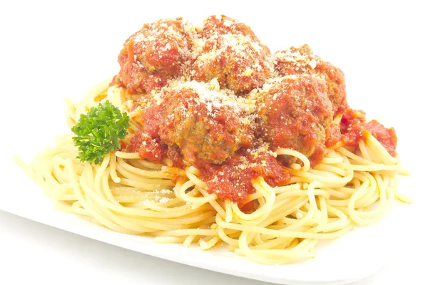 Spaghetti and Meatballs — Stock Photo, Image