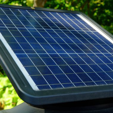 Küçük mavi güneş panelini çökert yenilenebilir enerji kaynağı