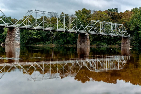 The Dingmans Ferry Bridge located in Delaware, PA is the last privately owned toll bridge on the Delaware River