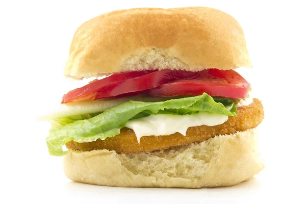 Pollo Patty Sandwich — Foto Stock