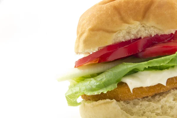 Chicken Patty Sandwich — Stock Photo, Image