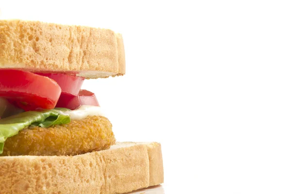 Sandwich mit Hühnchen — Stockfoto