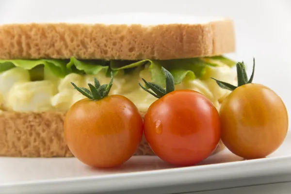 Broodje eiersalade — Stockfoto