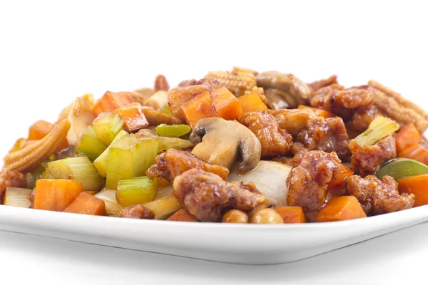 Kurczaka Kung pao — Zdjęcie stockowe