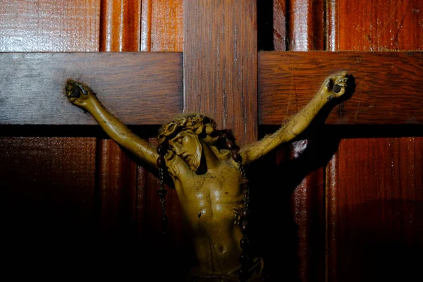 Christian Religious Symbol Crucifix Jesus Cross — Stockfoto