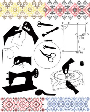 bir nakış deseni