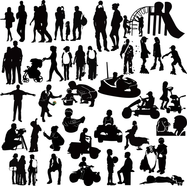 Ebeveynler ve çocuklar aile